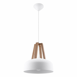 Bela viseča svetilka Nice Lamps Olla