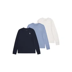 Abercrombie & Fitch Majica marine/opal/bela