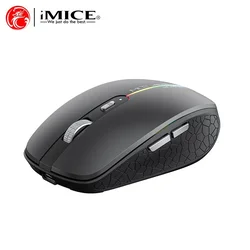 Bežični miš g904 led+bluetooth punjivi 2.4g imice crni