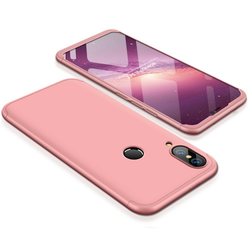 Eleganten full body ovitek/etui/ovitek Sleek za Huawei P20 Lite-roza