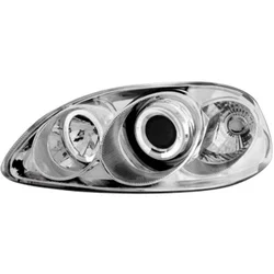 OEM Kristalni farovi Angel Eyes Honda Civic (96-01), Hrom