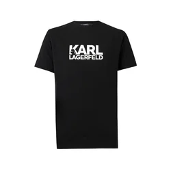 Karl Lagerfeld Majica črna/bela