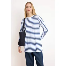 Trendyol Modest Ženska bluza Tctaw22Uk0240, Plava