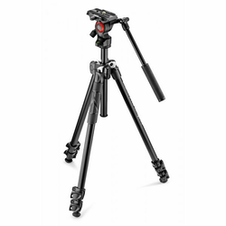 Manfrotto 290 Light aluminijasto stojalo z befree live fluid video glavo (MK290LTA3-V) + GRATIS nosilec za telefon (MCLAMP)