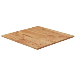 Četvrtasta stolna ploča svjetlosmeđa 40x40x1,5 cm od hrastovine