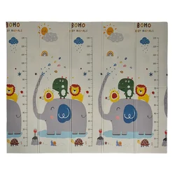 BEBESTARS Dvostrana podloga za igru BOHO 180x200