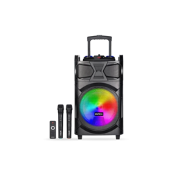 Karaoka zvučnik Intex T-350 TUFB (Dual) v5.1 Trolley FM/Aux/HDMI/USB/BT 5.1/2 x mic/ Daljinski 60W