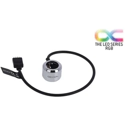 Alphacool Aurora HardTube LED ring 16mm chrome - RGB | 15354