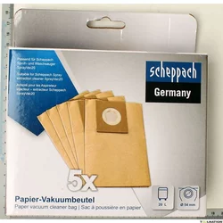 Scheppach Papirna vrećica za usisivač Sprayvac20 7905701702, 5/1