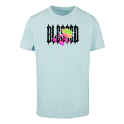 Mens T-shirt Blessed Rose blue