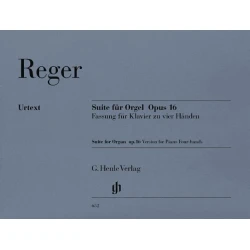 NOTE ZA orgle REGER:SUITE FUR ORGEL