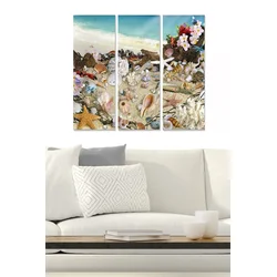 Wallity Set slika MDFftr1005, 3 dijela