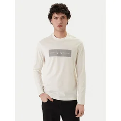 Armani Exchange Majica z dolgimi rokavi XM002820 AF10356 U1074 Écru Regular Fit