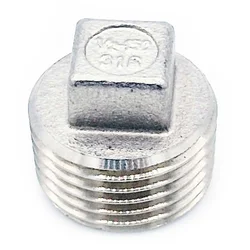 shumee Čep z robom 1/2” MZ, nerjaveče jeklo