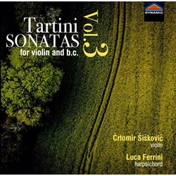 TARTINI:SONATAS FOR VIOLIN VOL.3/ŠIŠKOVIČ ČRTOMIR/LUCA FERRINI