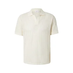 DAN FOX APPAREL Majica Hennes  bež / bela