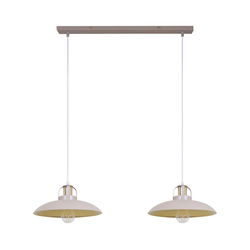 Brilagi - LED Luster na sajli FLAMENGO 2xE27/60W/230V bež
