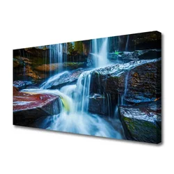 tulup.si Slika na platnu River rocks slap nature 120x60 cm
