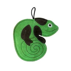 KIWI WALKER Pasja igrača usnje CHAMELEON usnje, zelena 16cm Kiwi