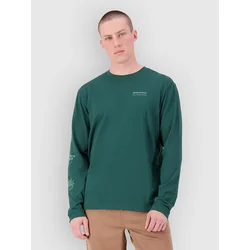 Mons Royale Yonder Merino Organic Cotton Base Layer Top dark pine