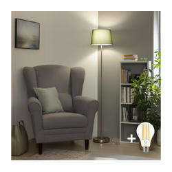 Brilagi - LED stojeća lampa CERIA 1xE27/40W/230V prečnik 30 cm zelena/mat hrom