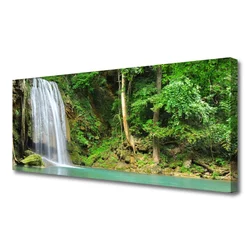 tulup.si Slika na platnu Forest slap narava 120x60 cm