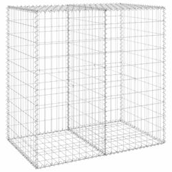 Gabionski zid s poklopcima od pocinčanog čelika 100x60x100 cm