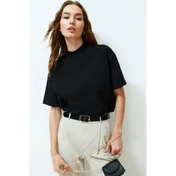 Trendyol Milla Ženska majica TWOSS24TS00074, Crna