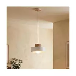 Luster na sajli KIVI 1xE27/15W/230V bela