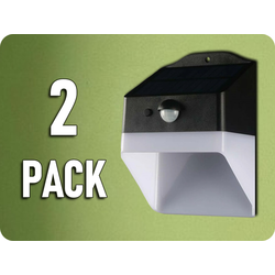 LED solarno zidno svetlo sa senzorom, LED/2W/3,7V, 4000K, IP65, 1200 mAh