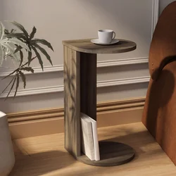 Hanah Home pomoćni sto Drop, 30 cm, antik / orah