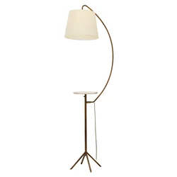Aberto Design Podna lampa LM-9126-1E, 180 cm, E27, Krem