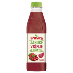 VOĆNI SOK FRUVITA JABUKE,VIŠNJE&NIŠTA VIŠE 0.8L