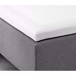 JYSK Čaršav za nadduš. 90x200x6-10cm bela