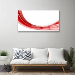 tulup.si Steklena slika Abstrakcija graphics 125x50 cm 2 obešalnika