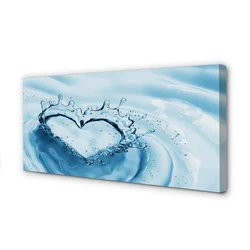 tulup.si Slika na platnu Voda pade srce 140x70 cm
