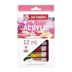 Akrilne bartve Art Creation - set 8x12 ml (Set akrilnih)