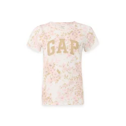 Gap Petite Majica bež/roza/bela