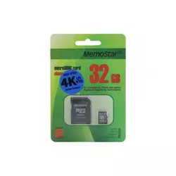 MEMOSTAR Micro SD 32GB V10 4K
