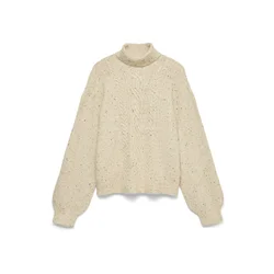 VERO MODA Pulover VMAsh kremna