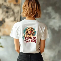 Camiseta Majica sa štampanim printom Cam 921, Ženska, Bela