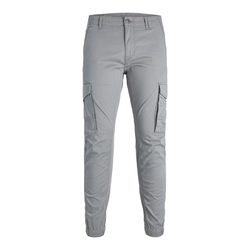 JACK & JONES Kargo hlače, siva