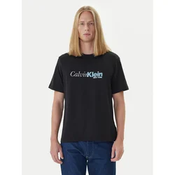 Calvin Klein Majica LV04RD822G Črna Regular Fit