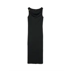 VERO MODA Obleka VMCARLY  črna