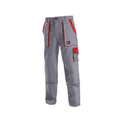 Canis Radne pantalone do struka luxy josef sivo-crvene vel.60 ( 55217 )