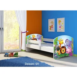 Deciji krevet ACMA II 180x80 + dusek 6 cm WHITE1