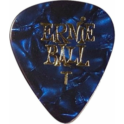 Ernie Ball Thin Assorted Color Pearloid Cellulose Picks, 1pc