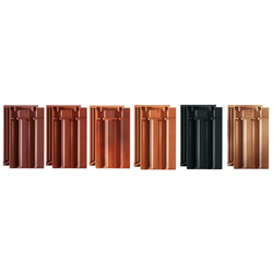 CREATON RAPIDO STREŠNIK 1/1- opečna kritina - Temno rjava engobirana
