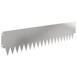 Ograda oko Travnjaka 30 pcs 103 x 25 cm metal Srebrna