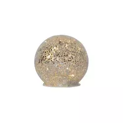 Eglo 411345 - LED božićna dekoracija STAR FALL 10xLED/2xAA, prečnika 10 cm, srebrna